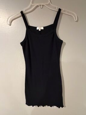 Everyday Black Spaghetti-Strap Mini Dress